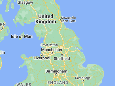 Map showing location of Ilkley (53.92449, -1.82326)