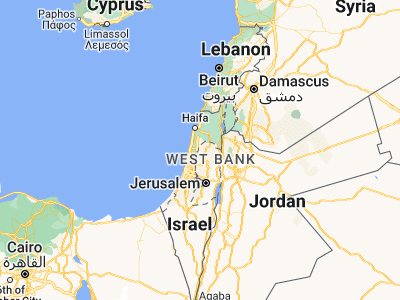 Map showing location of ‘Illār (32.37024, 35.10708)