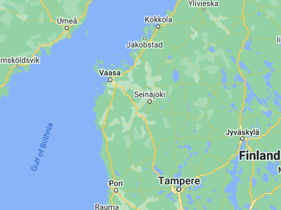 Map showing location of Ilmajoki (62.73333, 22.56667)