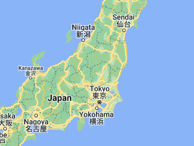 Map showing location of Imaichi (36.71667, 139.68333)
