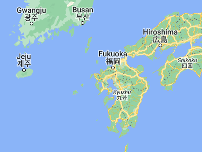 Map showing location of Imari (33.26667, 129.88333)