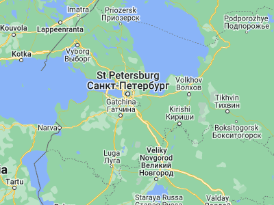 Map showing location of Imeni Sverdlova (59.79611, 30.66583)