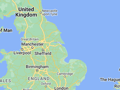 Map showing location of Immingham (53.61239, -0.22219)