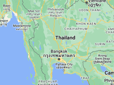 Map showing location of In Buri (15.00787, 100.32691)