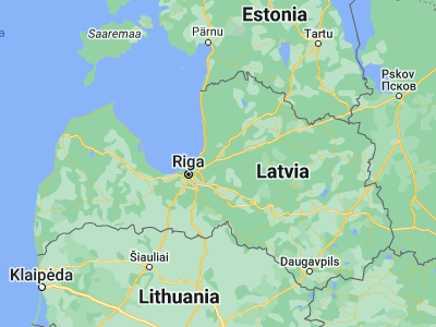 Map showing location of Inčukalns (57.09806, 24.68639)