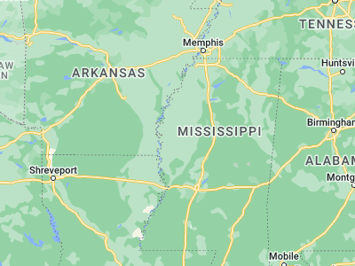 Map showing location of Indianola (33.45095, -90.65509)