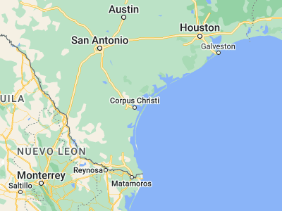 Map showing location of Ingleside (27.8778, -97.21166)