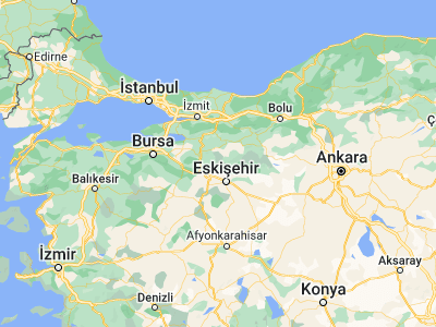 Map showing location of İnhisar (40.04932, 30.38521)