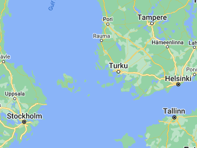 Map showing location of Iniö (60.4, 21.4)