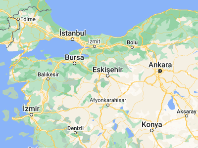 Map showing location of İnönü (39.81534, 30.14549)