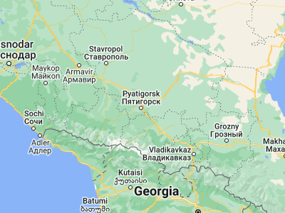 Map showing location of Inozemtsevo (44.09264, 43.09113)