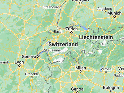 Map showing location of Interlaken (46.68387, 7.86638)