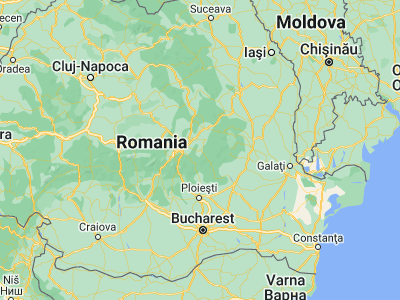 Map showing location of Întorsura Buzăului (45.68333, 26.03333)