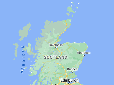 Map showing location of Invergordon (57.6886, -4.16745)