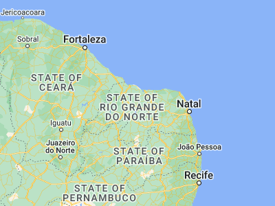 Map showing location of Ipanguaçu (-5.49833, -36.855)