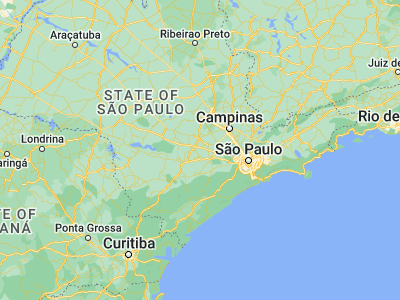 Map showing location of Iperó (-23.35028, -47.68861)
