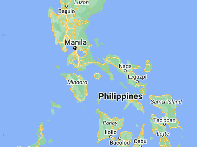Map showing location of Ipil (13.5132, 121.9841)