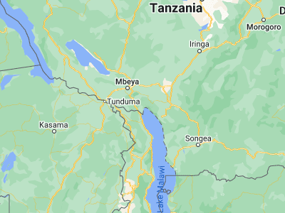 Map showing location of Ipinda (-9.48333, 33.9)