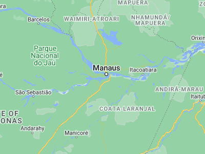 Map showing location of Iranduba (-3.28472, -60.18611)