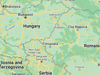 Map showing location of Iratoşu (46.31667, 21.2)
