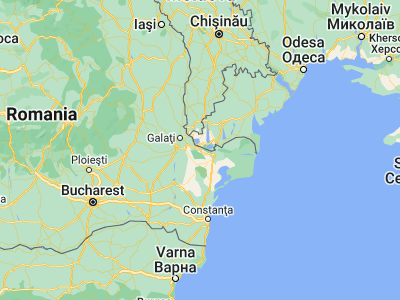 Map showing location of Isaccea (45.26667, 28.46667)