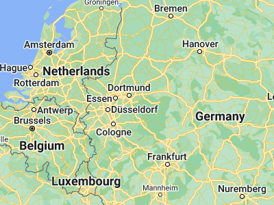 Map showing location of Iserlohn (51.37547, 7.70281)