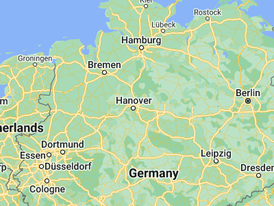 Map showing location of Isernhagen Farster Bauerschaft (52.47093, 9.84179)