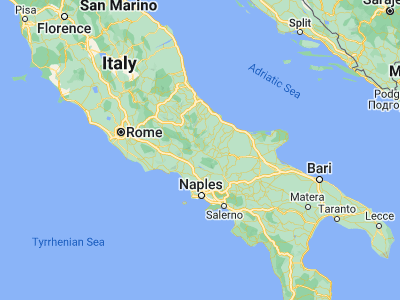Map showing location of Isernia (41.60022, 14.23822)