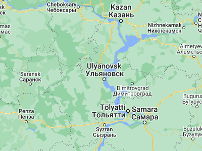 Map showing location of Isheyevka (54.42789, 48.26675)