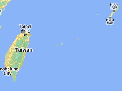 Map showing location of Ishigaki (24.34478, 124.15717)