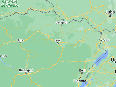Map showing location of Isiro (2.77391, 27.61603)
