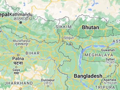 Map showing location of Islāmpur (26.26541, 88.18982)