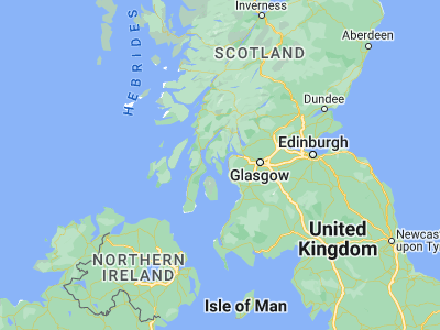 Map showing location of Isle of Bute (55.83663, -5.05586)
