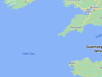 Map showing location of Isles of Scilly (49.92515, -6.29894)