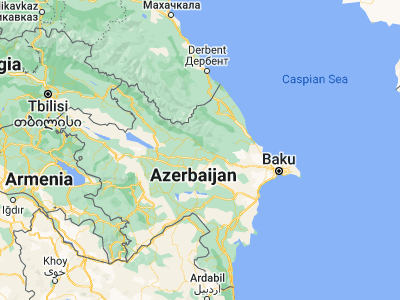 Map showing location of İsmayıllı (40.77897, 48.16375)