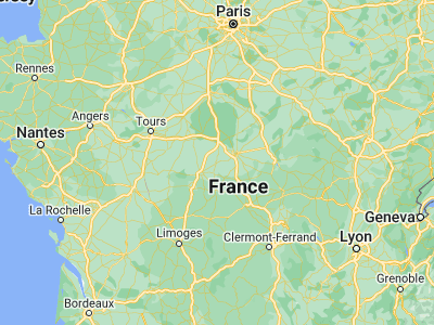 Map showing location of Issoudun (46.95, 2)