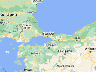 Map showing location of İstanbul (41.01384, 28.94966)