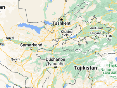 Map showing location of Istaravshan (39.9142, 69.00328)