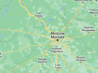 Map showing location of Istra (55.91997, 36.86867)