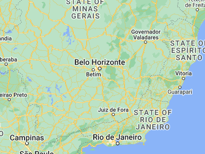 Map showing location of Itabirito (-20.25333, -43.80139)