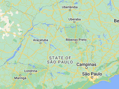 Map showing location of Itajobi (-21.31806, -49.05444)