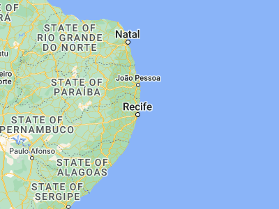 Map showing location of Itamaracá (-7.74778, -34.82556)
