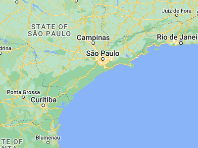 Map showing location of Itanhaém (-24.18306, -46.78889)