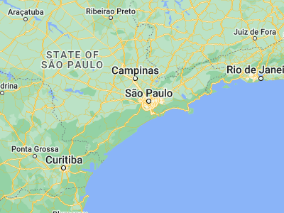 Map showing location of Itapecerica da Serra (-23.71694, -46.84917)