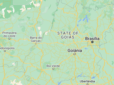 Map showing location of Itapirapuã (-15.82333, -50.61333)