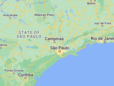 Map showing location of Itatiba (-23.00583, -46.83889)