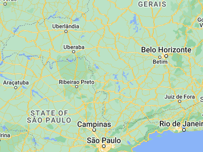 Map showing location of Itaú de Minas (-20.73944, -46.75222)