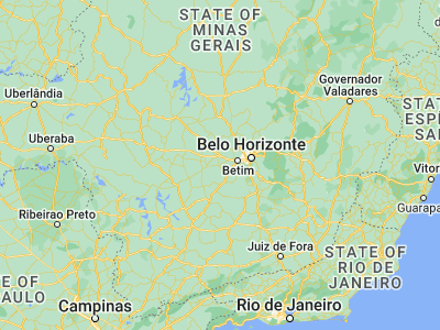 Map showing location of Itaúna (-20.07528, -44.57639)