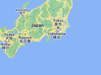 Map showing location of Itō (34.96667, 139.08333)