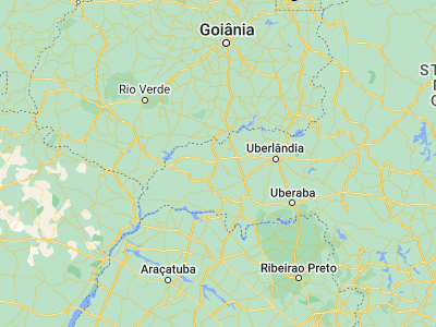 Map showing location of Ituiutaba (-18.96889, -49.465)